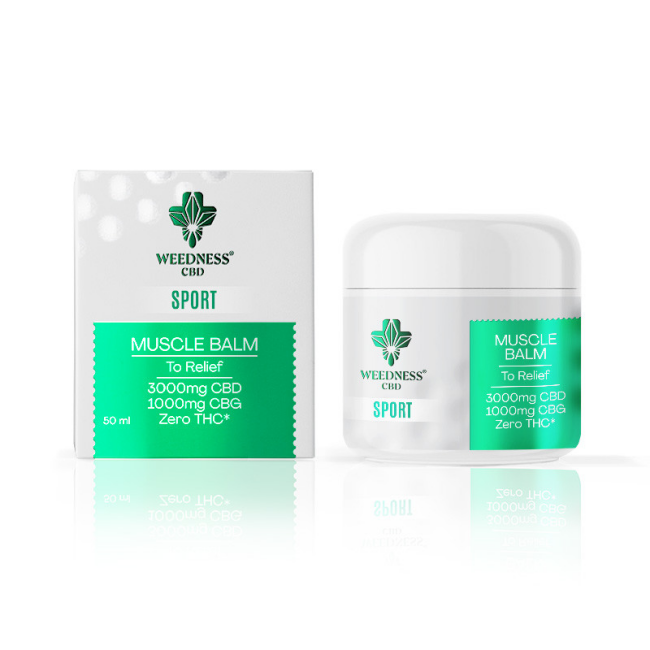 Sport Bálsamo de alivio muscular 3000mg CBD y 1000mg CBG Sport Bálsamo de alivio muscular 3000mg CBD y 1000mg CBG - Imagen 1