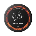 Bolsitas de nicotina Triple Menta – Serie Hazard. 20 bolsitas de 0,5 g (10 g), sin tabaco, formato slim y un intenso frescor a menta.